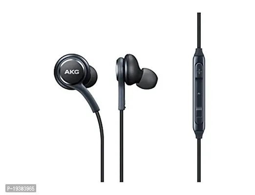 Wired EARPHONEAKG 3.5mm Jack Earphones Super Bass AKG Hands-Free Wired Headsetnbsp;nbsp;(Black, In the Ear)-thumb0