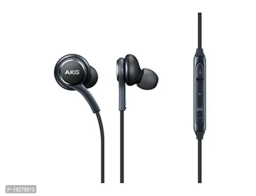 AKG  Earphones Super Bass AKG Hands-Free Wired Headset(Black, In the Ear)