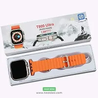 T800 ULTRA Smart Watch, Custom Wallpaper, Bluetooth Call, Heart Rate Monitor Smartwatch, 1.99 HD Display (Black, Free Size-thumb2
