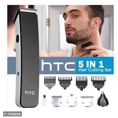 HTC-AT-1201 Stainless steel Blades Mens Trimmer-thumb0