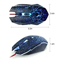 MFTEK Tag 2 2000 dpi LED Backlit Wired Gaming Mouse with Unbreakable ABS Body (Black)-thumb4