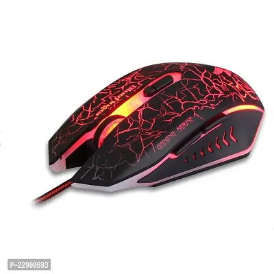 BlueFinger Adjustable DPI Gaming Mouse-BlueFinger? USB Wired 4Color 7 Programmable Buttons LED Backlit Gaming Mouse with Cool Crack Adjustable Color and DPI 800-1200-1600-2000-thumb4
