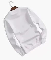 Mufali Men Printed Round Neck White T-Shirt-thumb1