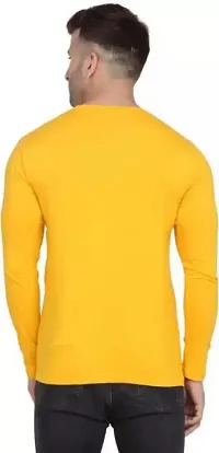 Stylish Polyester  Yellow Printed For Men-thumb1