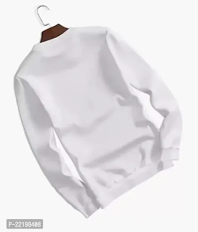 Mufali Men Printed Round Neck White T-Shirt-thumb2