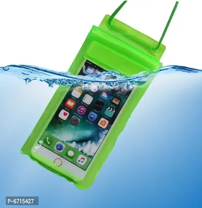Waterproof Touch Sensitive Mobile Pouch Cover Use in Rainy Seas-thumb0