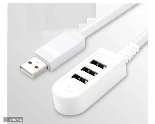 3-Port USB 3.0 Hub with Ethernet Adapter 10/100/1000 Mbps Gigabit Compatible Windows PC, Laptop, MacBook Pro,USB Flash Drives etc,-thumb0
