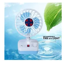 RECHARGEABLE PORTABLE FAN WITH READING LAMP-thumb2