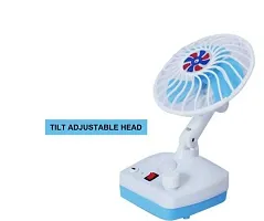 RECHARGEABLE PORTABLE FAN WITH READING LAMP-thumb1