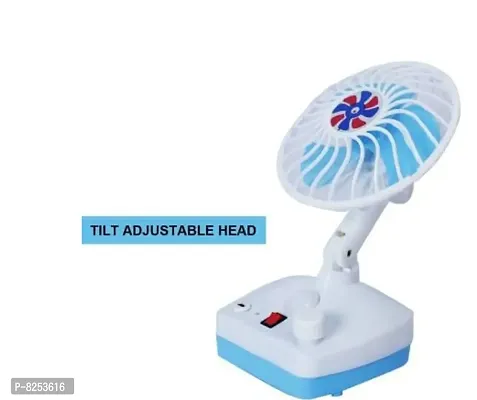 RECHARGEABLE PORTABLE FAN WITH READING LAMP-thumb2