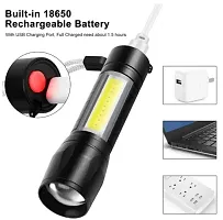 Rechargeable Pocket Light Zoom COB USB Charging Led-thumb2