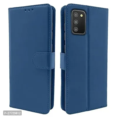 Samsung Galaxy M02s/ A02s/ F02s Flip Cover Leather Finish | Inside TPU with Card Pockets | Wallet Stand and Shock Proof | Magnetic Closing | Complete Protection Flip Case