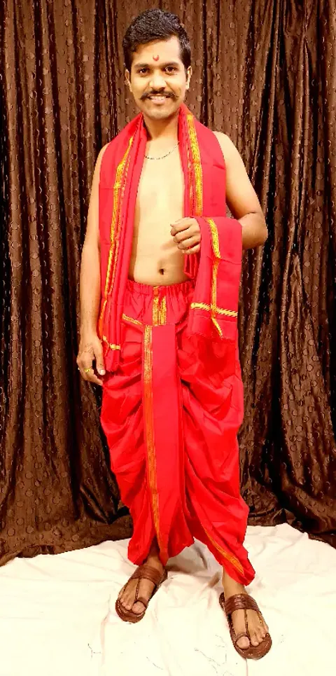 Ready To Wear Dhoti With Duppata For Men