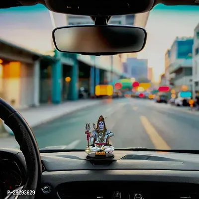 Polyresin Sitting Shiva Posture For Car Dashboard-thumb0