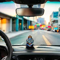 Polyresin Sitting Ganapati Posture For Car Dashboard-thumb3