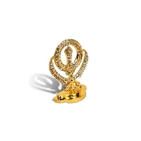 Utkarsh Sikh Religious Symbol Khanda Sahib Idol (Nano Khanda St/256) Multicolor Metal God Stand for Home Deacute;cor/car Dashboard/temple Puja/office Table Showpiece-thumb2