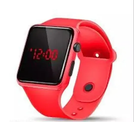 Classic Rubber Digital LED Watches For Kids