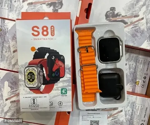 S 8 ULTRA WATCH WITH BEST FEATURES (orange)-thumb0