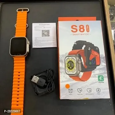 S 8 Ultra Watch With Best Features (Orange)