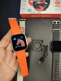 S 8 Ultra Watch With Best Features (Orange)-thumb1