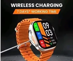 T800 Ultra 1.9 Inch Display Bluetooth Calling SmartWatch (Orange)-thumb1