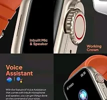T800 Ultra 1.9 Inch Display Bluetooth Calling SmartWatch (Orange)-thumb4