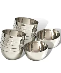 Steel Storage Bowl Urvi Creations Steel Bowl 12 Pcs Set - Medium 180 ml-thumb1