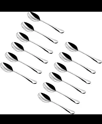 Set of 12 Steel Spoon-thumb1