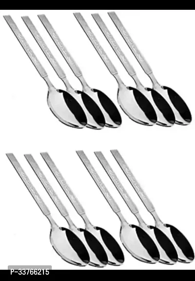 Stainless Steel Table Spoon - Set of 12-thumb0