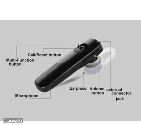 Single Ear Bt- 70 Bluetooth Wireless Earphone Headset With In-Built Mic, Upto 10 Hours Playtime Lightweight Earbud-thumb3