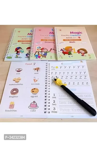 Magic Practice Copybook for Kid with Pen, Combo-thumb4