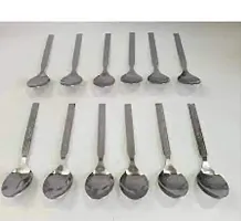 Stylish Stainless Steel Table Spoon/Cutlery Spoon/Table Ware Set of 12 Pcs-thumb1