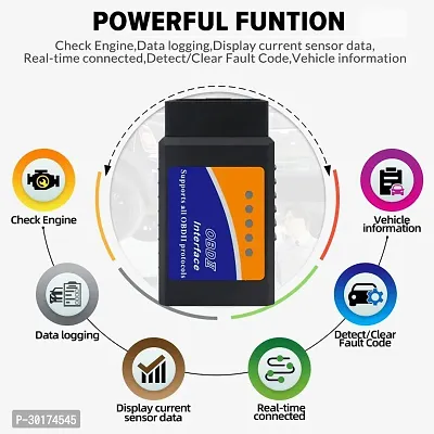 Bluetooth OBD II ELM327 Scanner Code Reader V2.1-thumb2