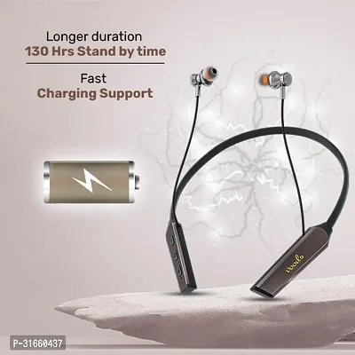 Modern Bluetooth Wireless Neckband  With Microphone-thumb3