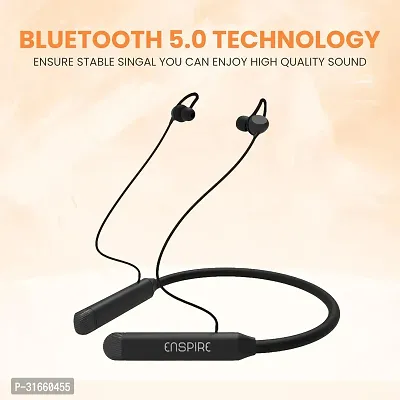 Modern Bluetooth Wireless Neckband  With Microphone-thumb2