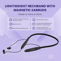 Modern Bluetooth Wireless Neckband  With Microphone-thumb2