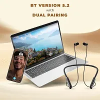 Modern Bluetooth Wireless Neckband  With Microphone-thumb3