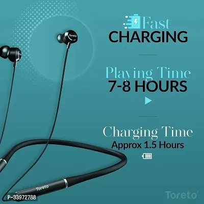 Bluetooth Wireless Neckband Earphones with Deep Bass and Stunning Audio Clarity-thumb2