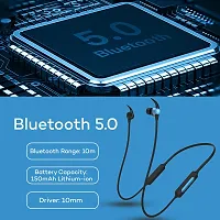 Wireless Neckband Earphone with Bluetooth V5.0,Type C Charger-thumb2