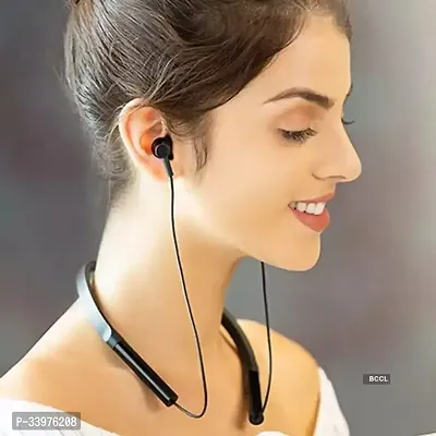 Wireless Neckband Headset | Sports Earphone with USB Charging Cable-thumb5