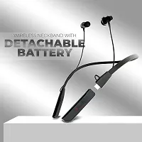 Bluetooth Neckband with Dual Battery Backup, Fast Charging Up to 100 Hrs Playtime-thumb4