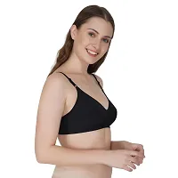 Elegant Cotton Hosiery Non Padded Seamless Bra For Women(Pack Of 2)-thumb3