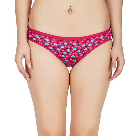 Stylish Hosiery Red Low Rise Bikini Panty For Women's