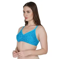 Stylish Cotton Solid Padded Seamless Bra For Women - Set of 3-thumb4