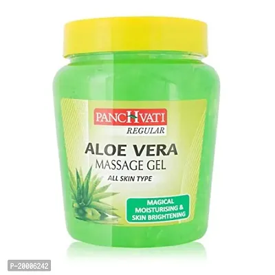 Panchvati Herbals Aloe Vera Face Massage Gel Keeps moisture Heals  soothes dry skin.500 ml, for All Skin type-thumb0