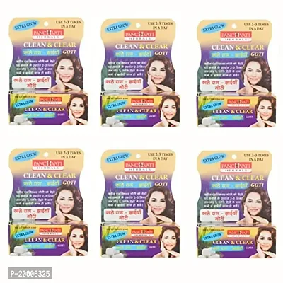 Panchvati Herbals Clean  Clear Goti Soap 25 gm ,Pack of -6