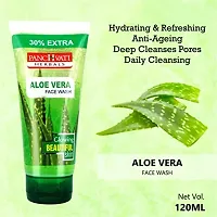 Panchvatinbsp; Herbals Acne Cream 10 gm + Aloe Vera Face Wash 60 ml Combo,Removes black patches, Removes pimples, Gives everlasting shine and glow, Nourishes skin deeply, Ideal For Men  Women-thumb2