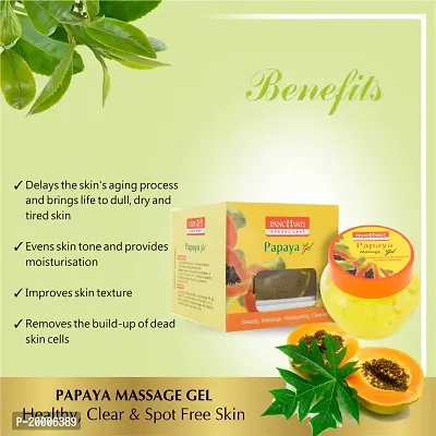 Panchvati Herbals Papaya Massage Gel Hydrates The Skin Removes Dead Skin Cells 100 Ml, Pack Of-2-thumb3