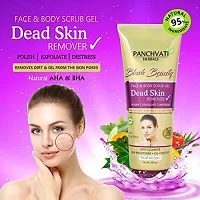 Panchvati Herbals Dead Skin Remover Gel 200 ml  Panchvati Roop Ujala 200 ml combo pack, 400 ml, Herbal Face Scrub for All Skin Type-thumb3