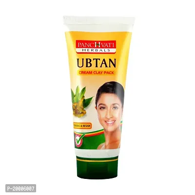 Panchvati Ubtan Cream Clay Face Pack Anti-ageing in nature Deeply cleanses skin cells Cleans pores 60 ml, Pack of 3, 180 ml-thumb2